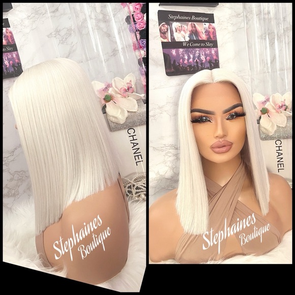 Human Hair Blended Lace Front Wig